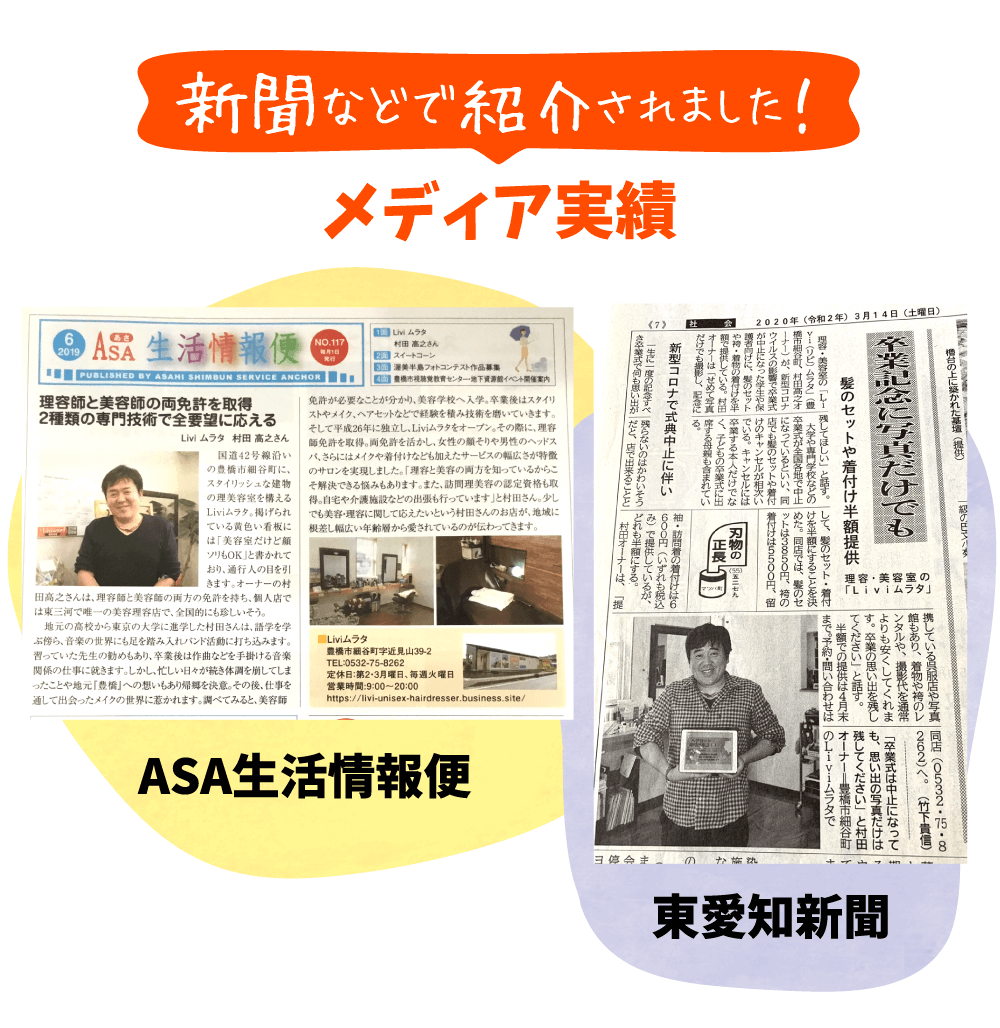 新聞などで紹介されました！